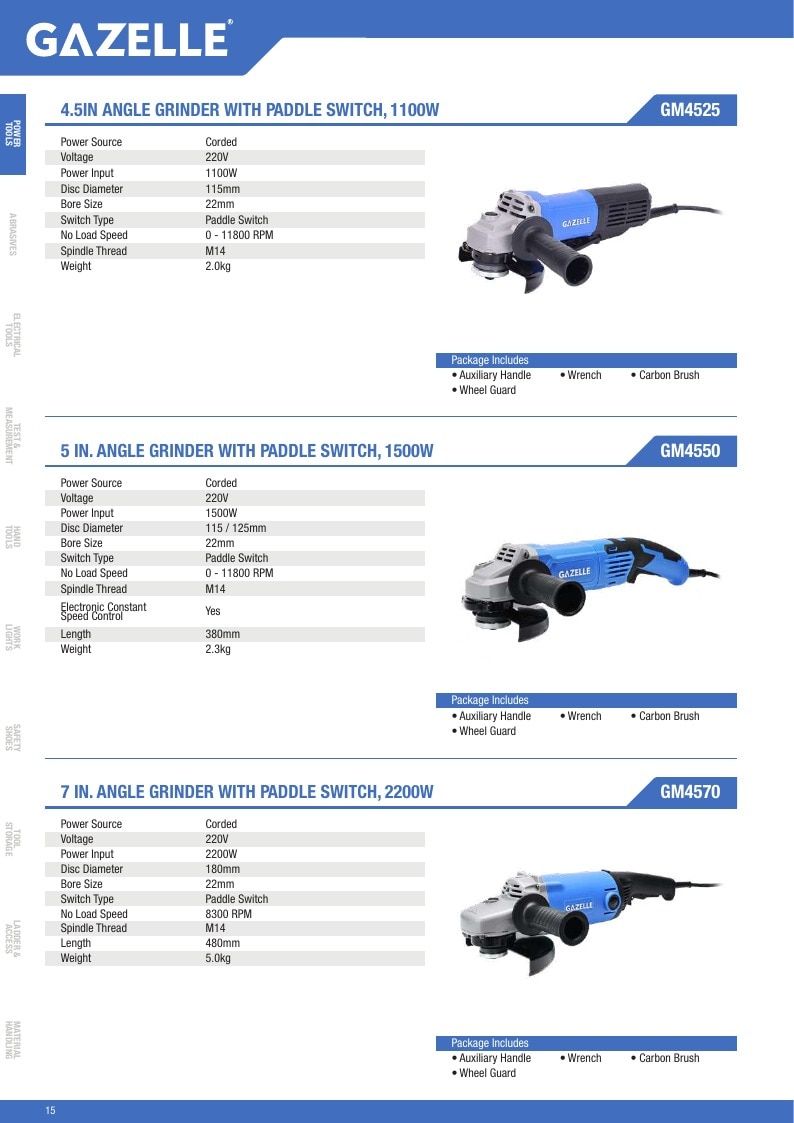Gazelle Tools Tools Catalog Weekly Ad January 1 - December 31, 2026