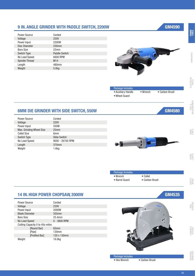 Gazelle Tools Tools Catalog Weekly Ad January 1 - December 31, 2026