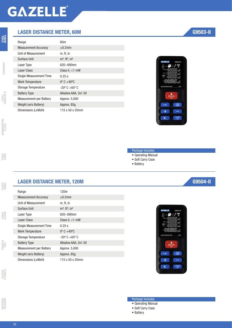 Gazelle Tools Tools Catalog Weekly Ad January 1 - December 31, 2026