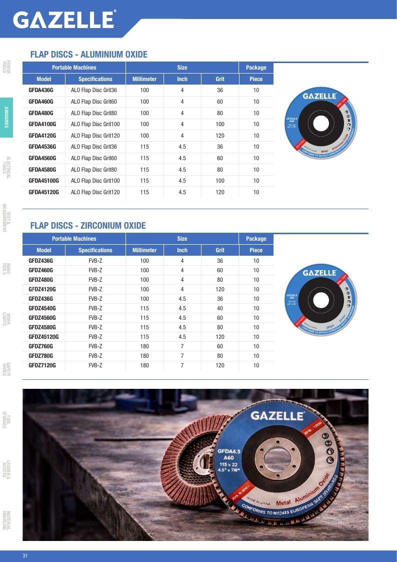 Gazelle Tools Tools Catalog Weekly Ad January 1 - December 31, 2026