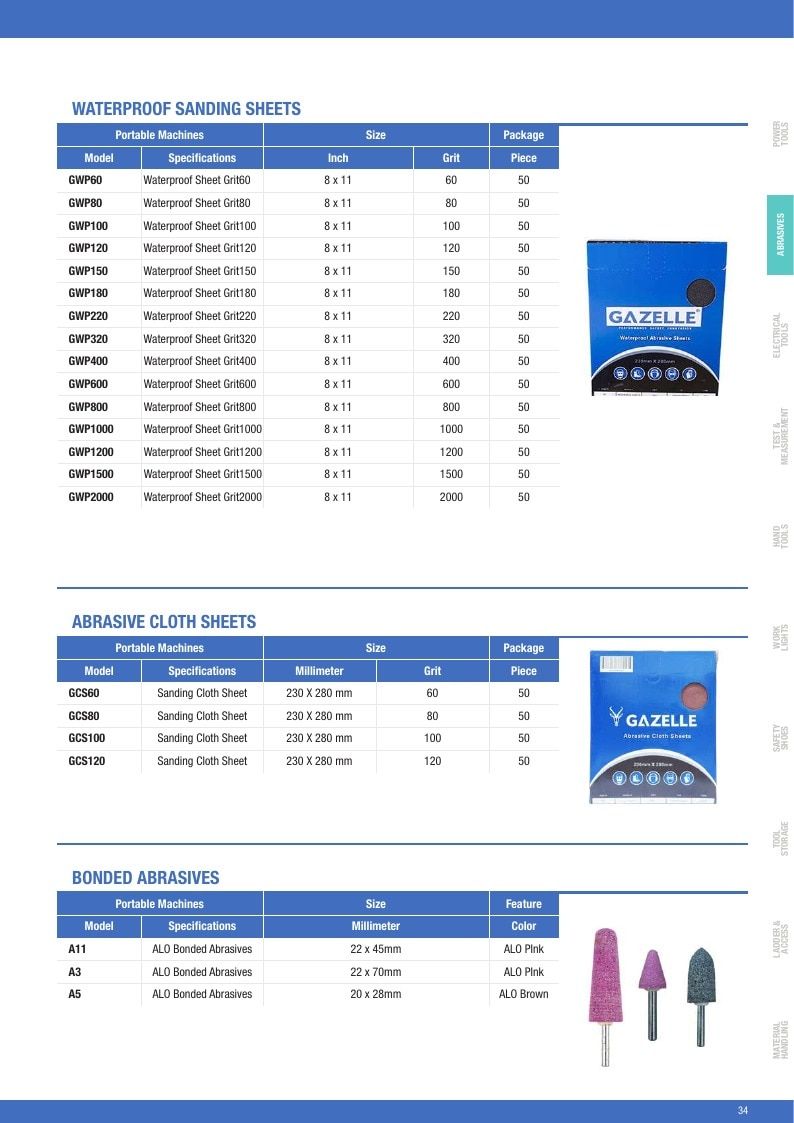 Gazelle Tools Tools Catalog Weekly Ad January 1 - December 31, 2026