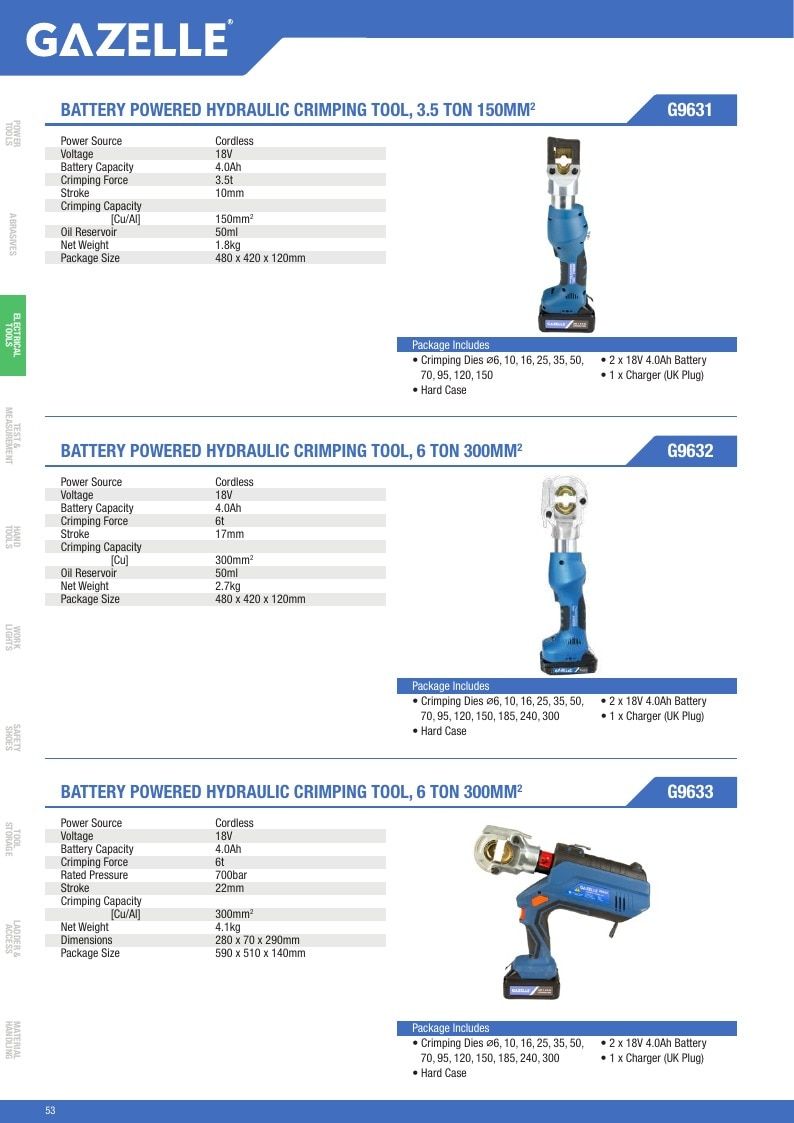 Gazelle Tools Tools Catalog Weekly Ad January 1 - December 31, 2026