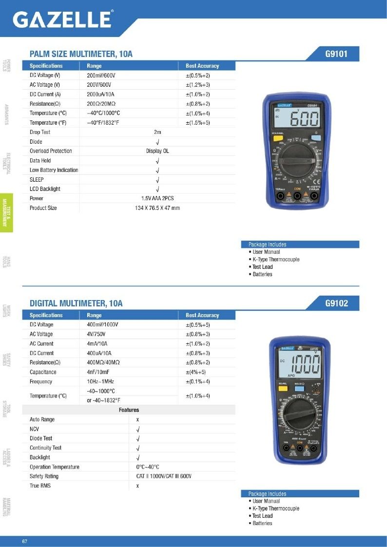 Gazelle Tools Tools Catalog Weekly Ad January 1 - December 31, 2026