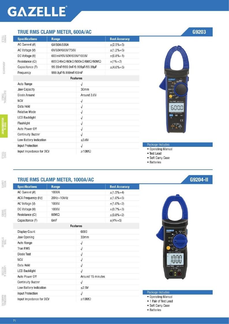 Gazelle Tools Tools Catalog Weekly Ad January 1 - December 31, 2026