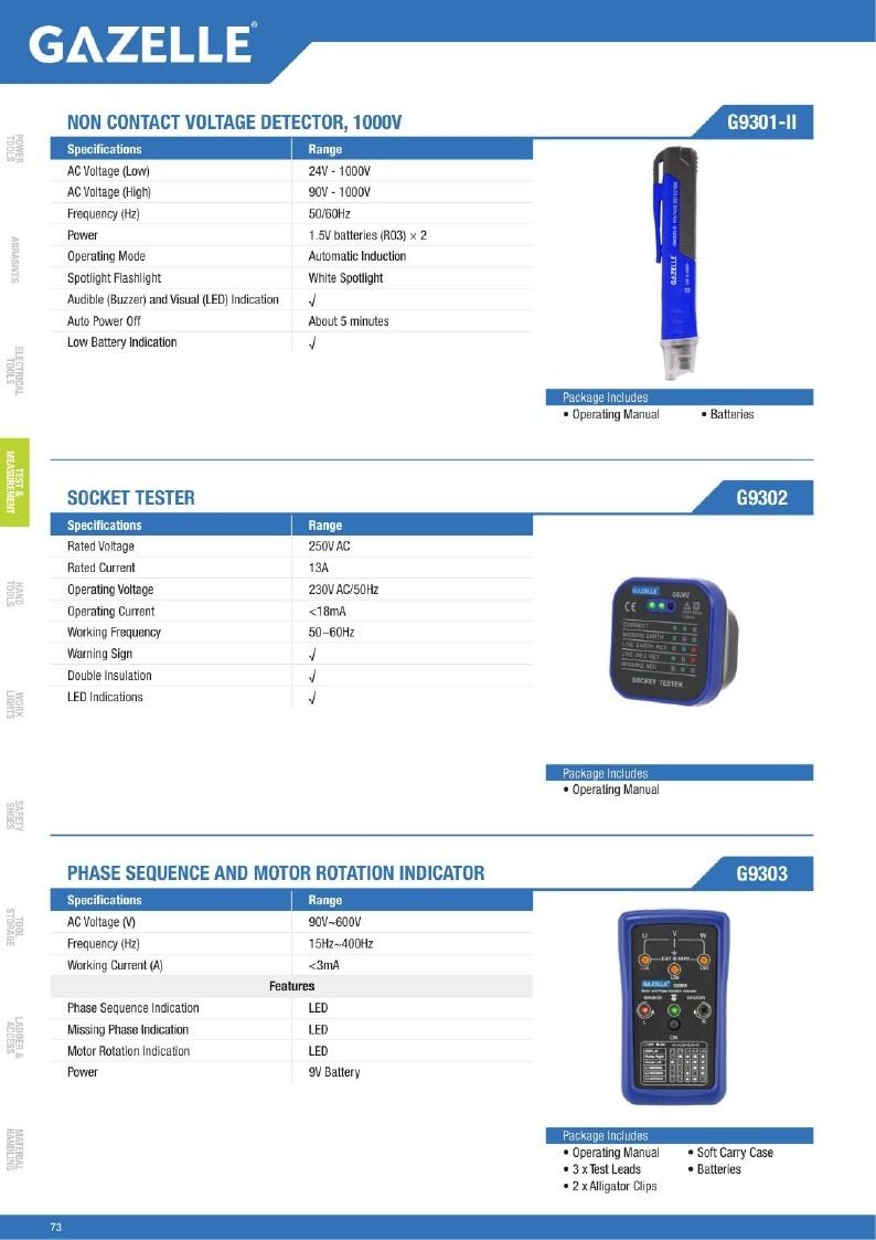 Gazelle Tools Tools Catalog Weekly Ad January 1 - December 31, 2026