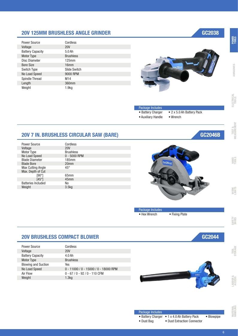 Gazelle Tools Tools Catalog Weekly Ad January 1 - December 31, 2026