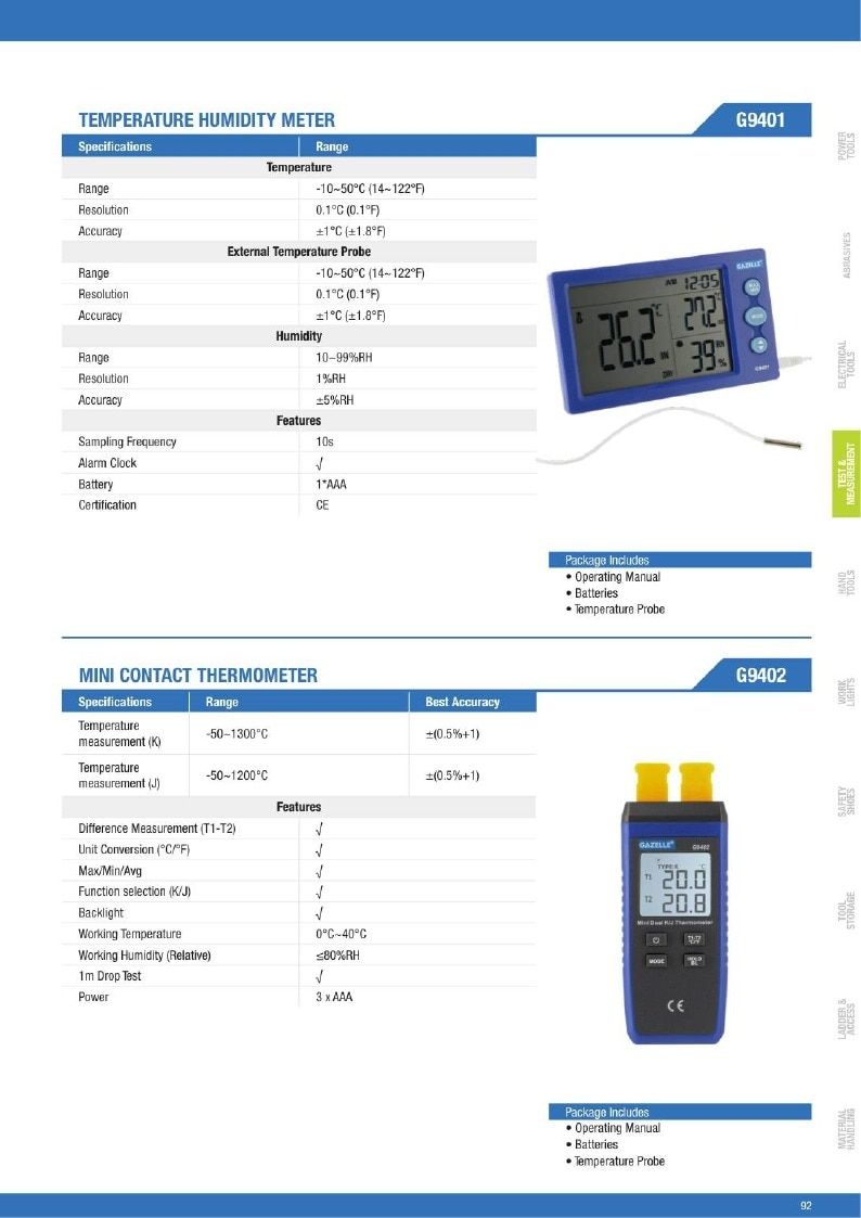 Gazelle Tools Tools Catalog Weekly Ad January 1 - December 31, 2026
