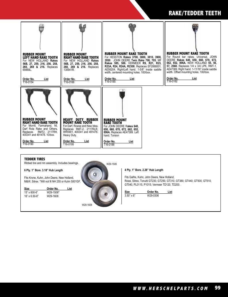 Herschel Parts Agricultural Parts Catalog Weekly Ad January 1 - December 31, 2026