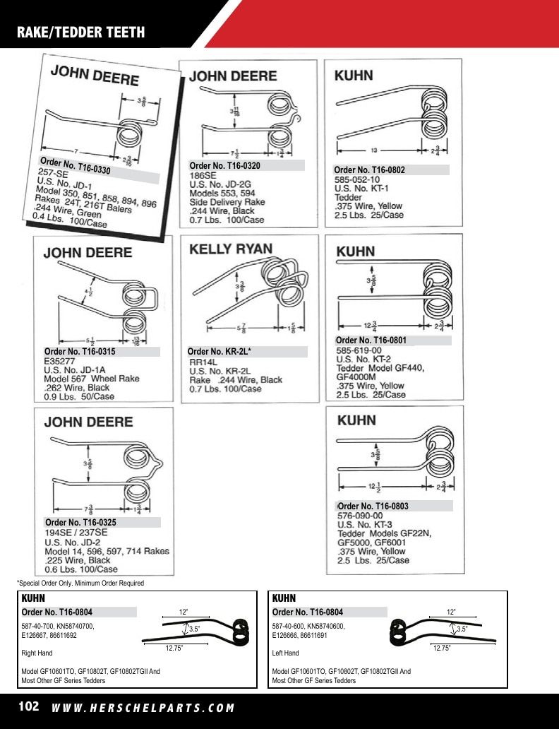 Herschel Parts Agricultural Parts Catalog Weekly Ad January 1 - December 31, 2026