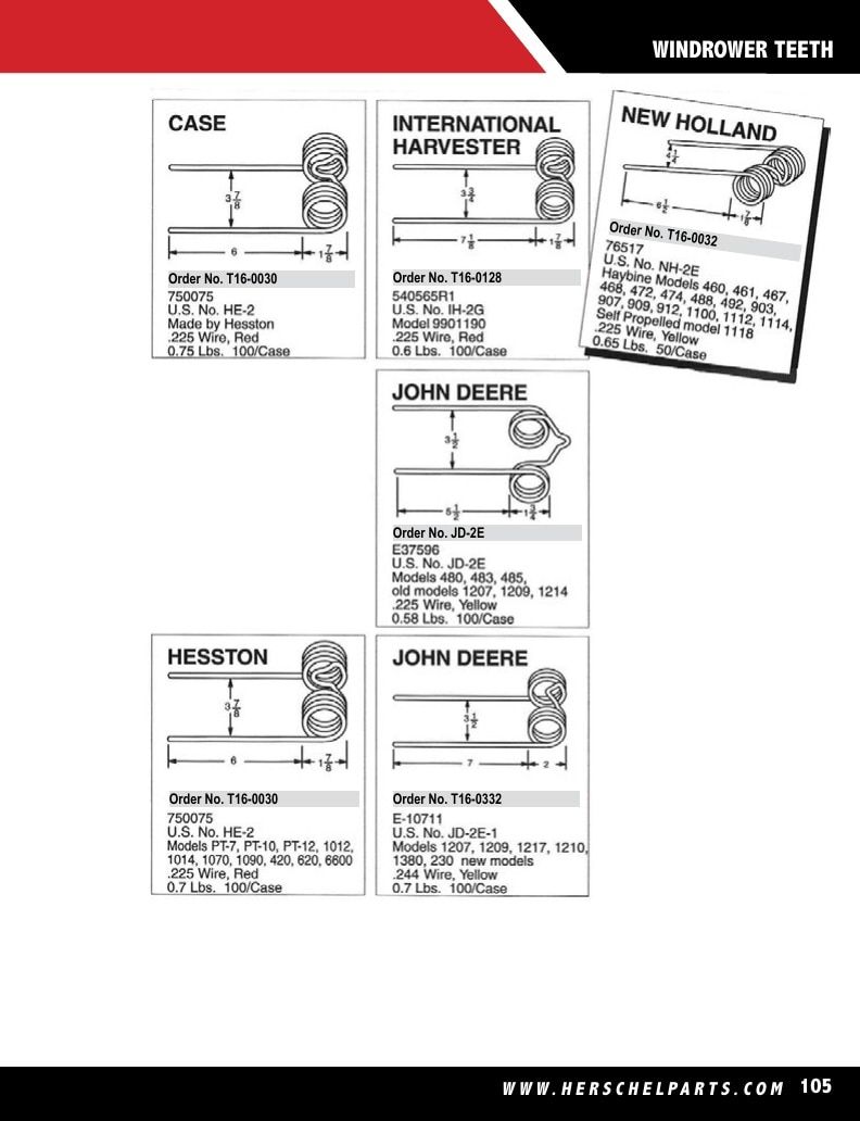 Herschel Parts Agricultural Parts Catalog Weekly Ad January 1 - December 31, 2026