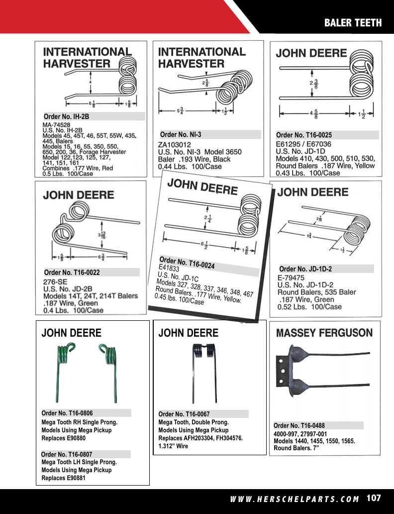 Herschel Parts Agricultural Parts Catalog Weekly Ad January 1 - December 31, 2026