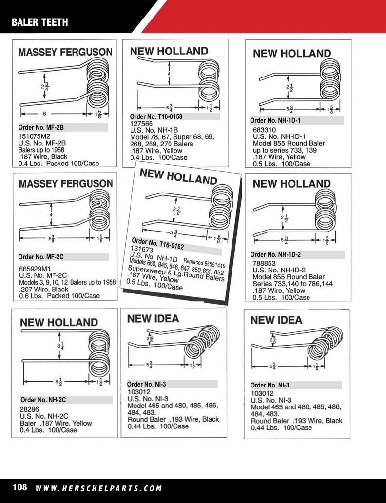 Herschel Parts Agricultural Parts Catalog Weekly Ad January 1 - December 31, 2026