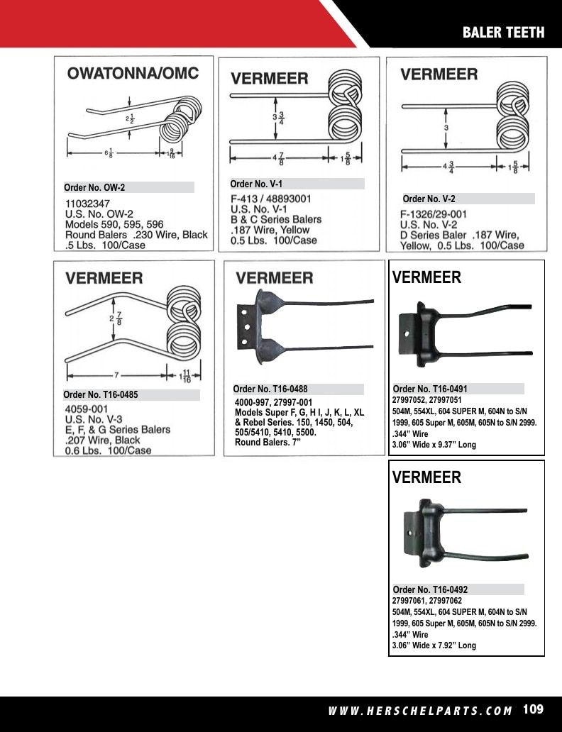 Herschel Parts Agricultural Parts Catalog Weekly Ad January 1 - December 31, 2026