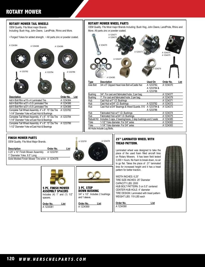 Herschel Parts Agricultural Parts Catalog Weekly Ad January 1 - December 31, 2026