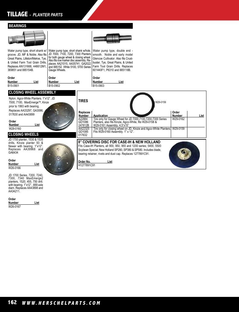 Herschel Parts Agricultural Parts Catalog Weekly Ad January 1 - December 31, 2026