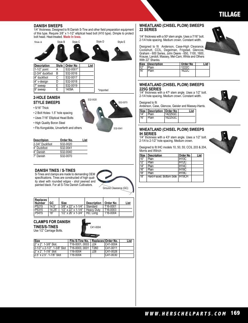 Herschel Parts Agricultural Parts Catalog Weekly Ad January 1 - December 31, 2026