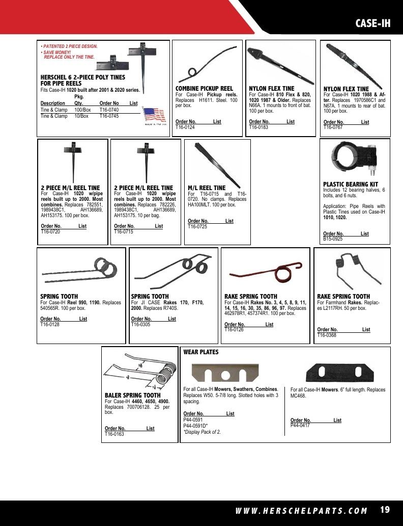Herschel Parts Agricultural Parts Catalog Weekly Ad January 1 - December 31, 2026