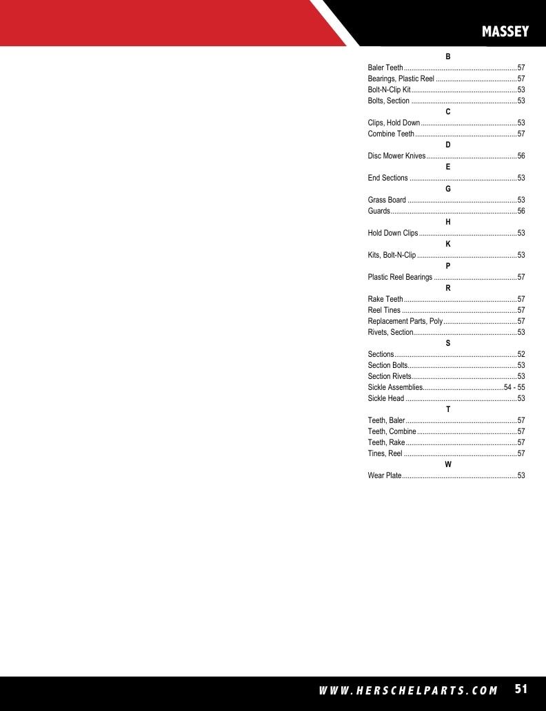 Herschel Parts Agricultural Parts Catalog Weekly Ad January 1 - December 31, 2026