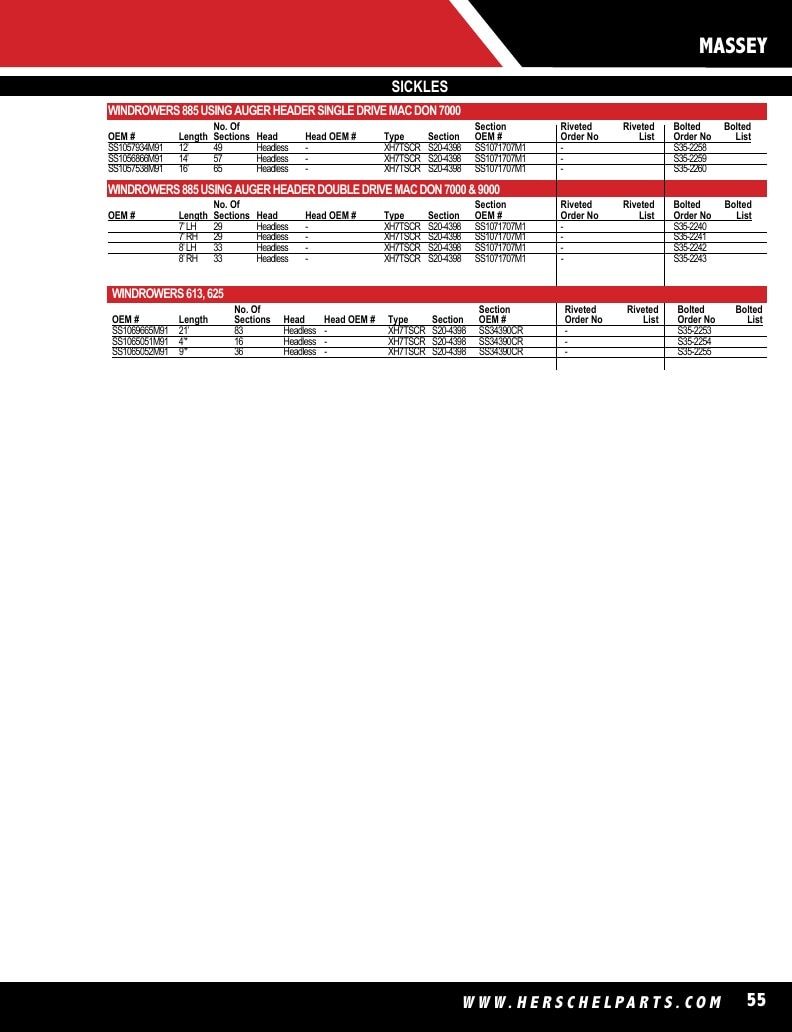 Herschel Parts Agricultural Parts Catalog Weekly Ad January 1 - December 31, 2026