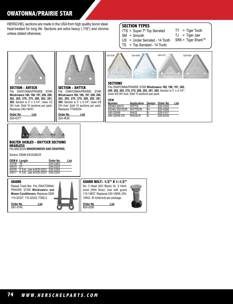 Herschel Parts Agricultural Parts Catalog Weekly Ad January 1 - December 31, 2026