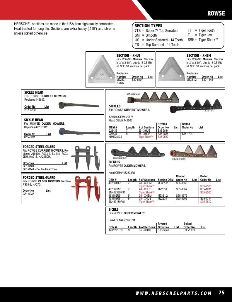 Herschel Parts Agricultural Parts Catalog Weekly Ad January 1 - December 31, 2026
