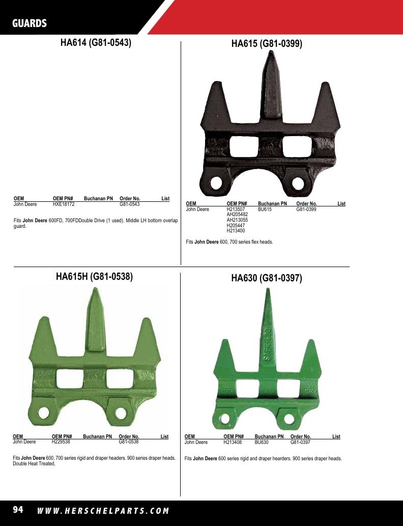 Herschel Parts Agricultural Parts Catalog Weekly Ad January 1 - December 31, 2026