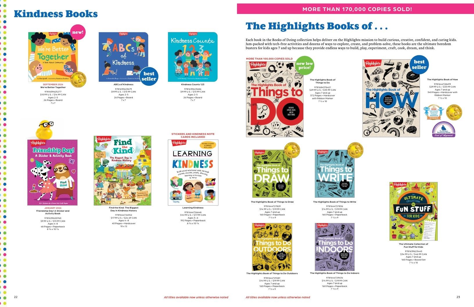 Highlights Children's Books and Activities Catalog Weekly Ad January 1 - December 31, 2026