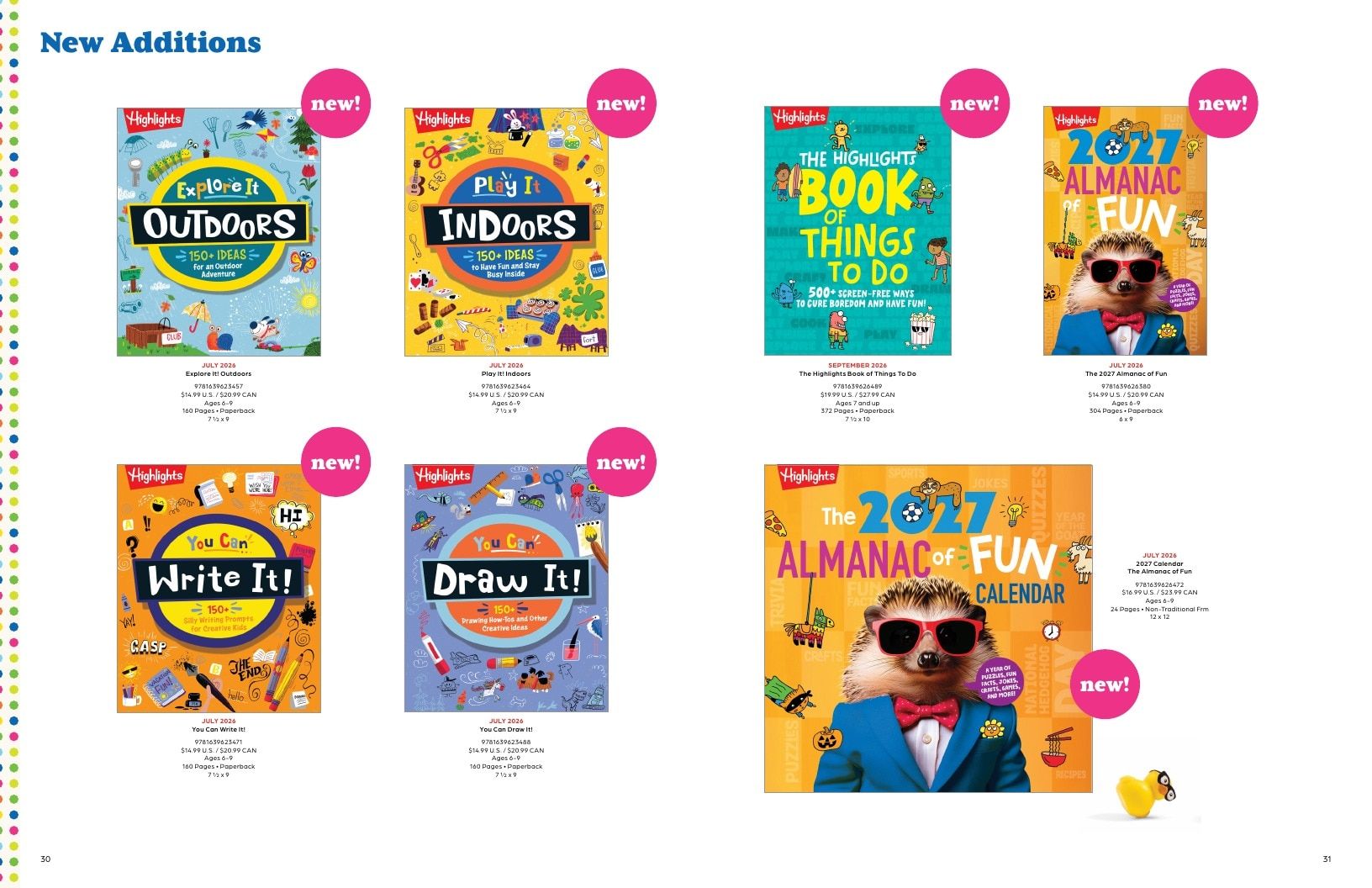 Highlights Children's Books and Activities Catalog Weekly Ad January 1 - December 31, 2026