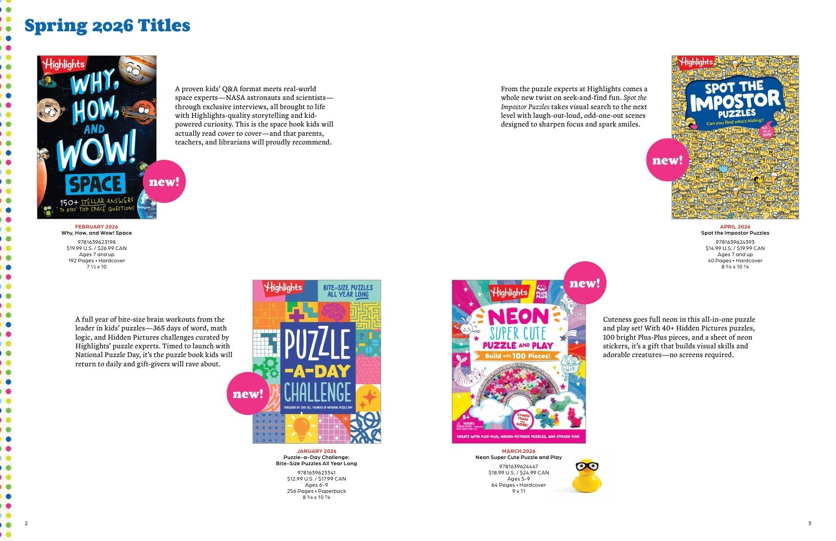 Highlights Children's Books and Activities Catalog Weekly Ad January 1 - December 31, 2026