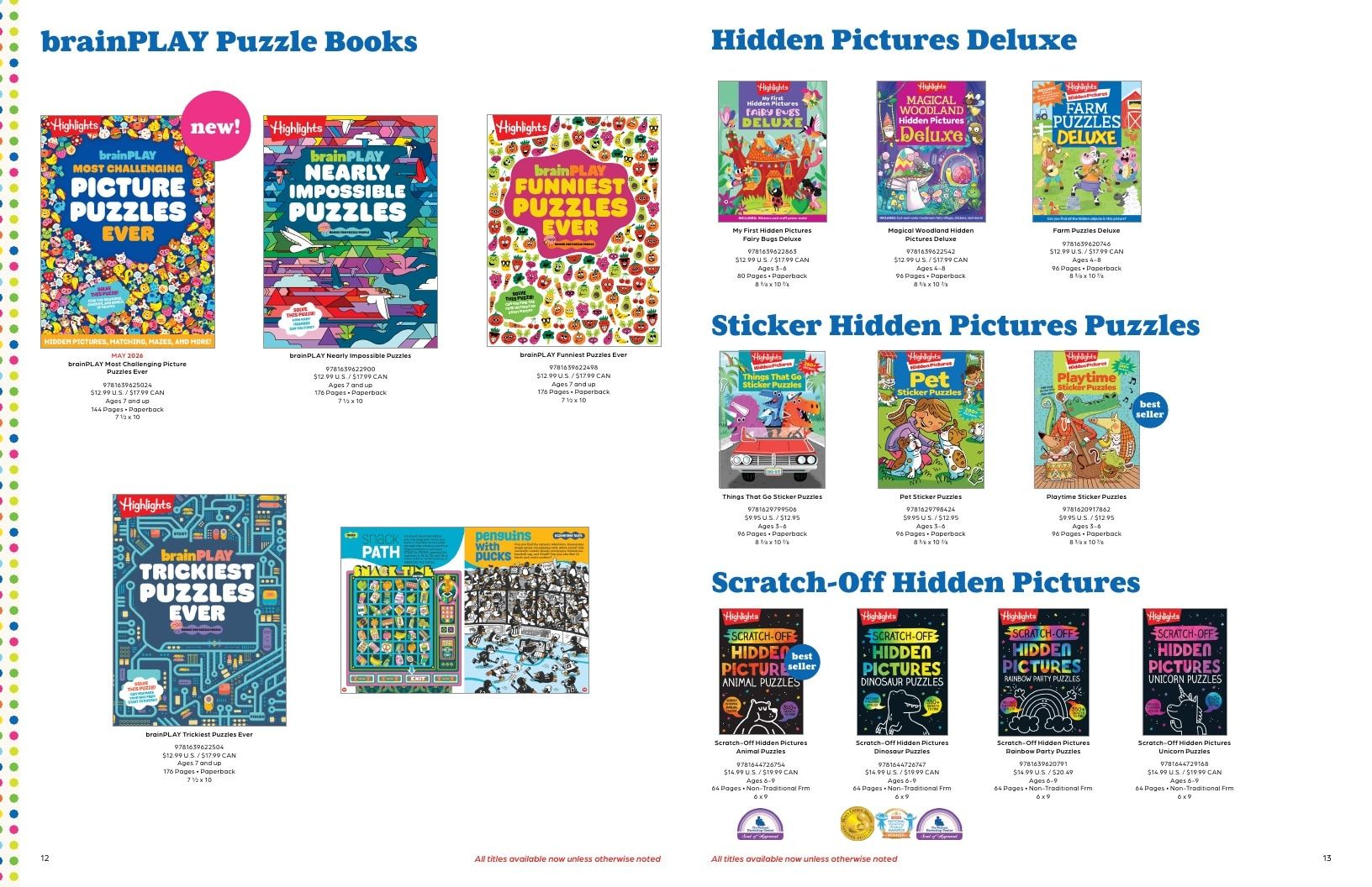 Highlights Children's Books and Activities Catalog Weekly Ad January 1 - December 31, 2026