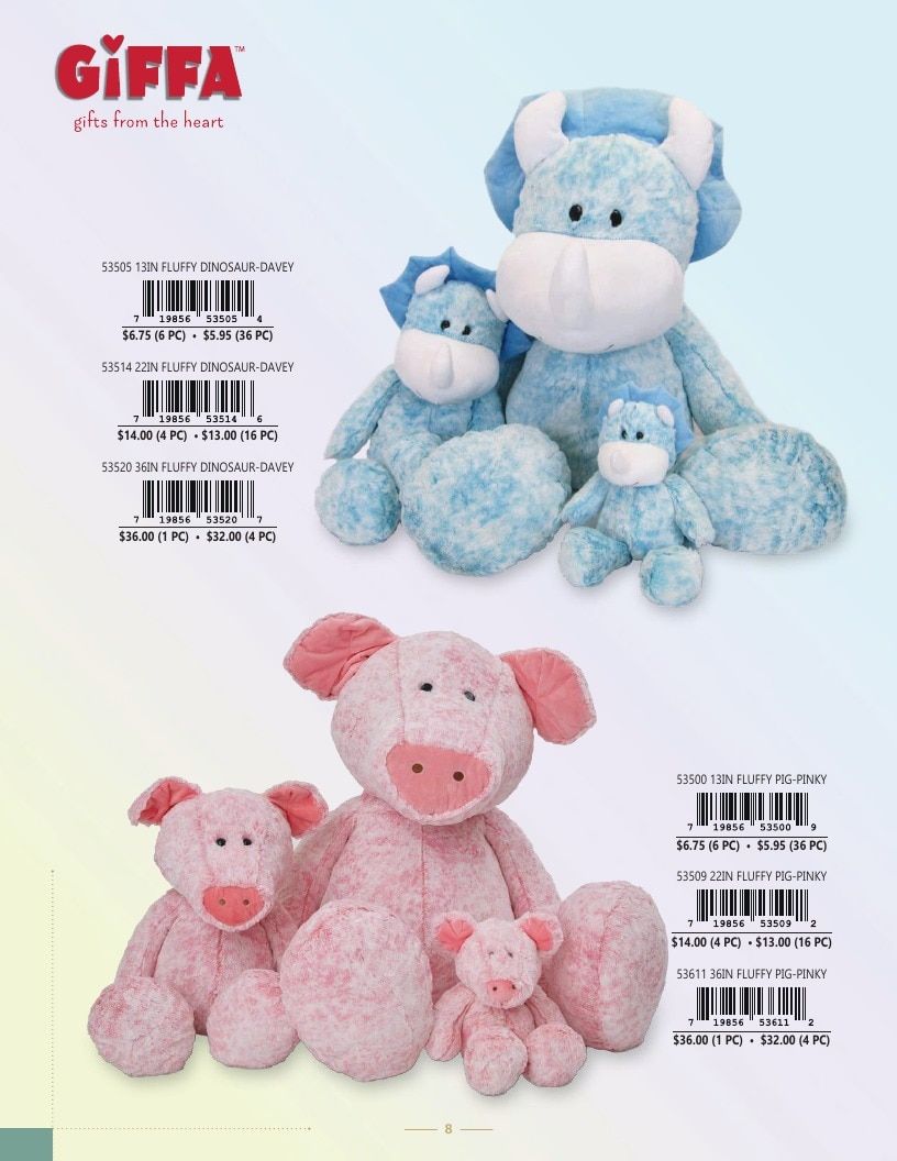 Giffa Plush Annual Plush Toys Catalog Weekly Ad January 1 - December 31, 2026