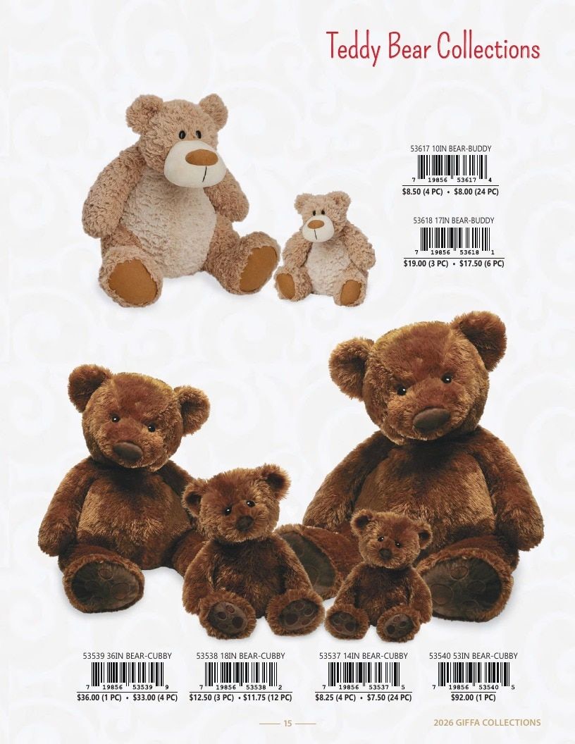 Giffa Plush Annual Plush Toys Catalog Weekly Ad January 1 - December 31, 2026