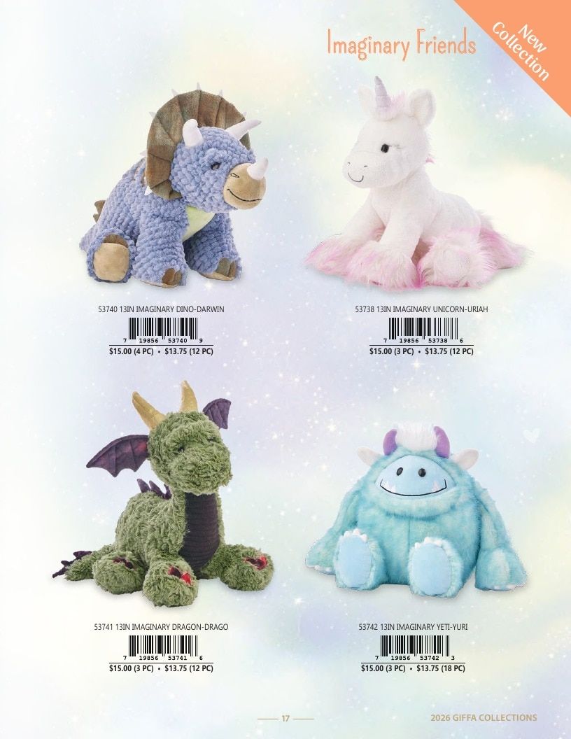 Giffa Plush Annual Plush Toys Catalog Weekly Ad January 1 - December 31, 2026