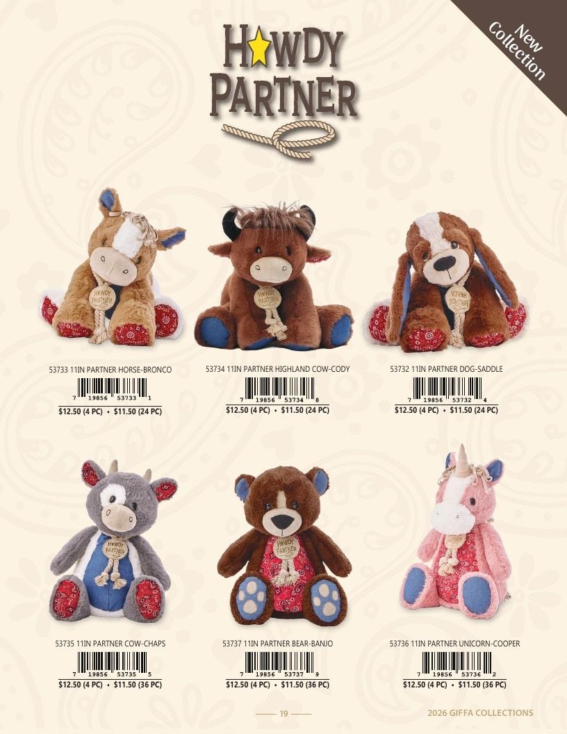 Giffa Plush Annual Plush Toys Catalog Weekly Ad January 1 - December 31, 2026