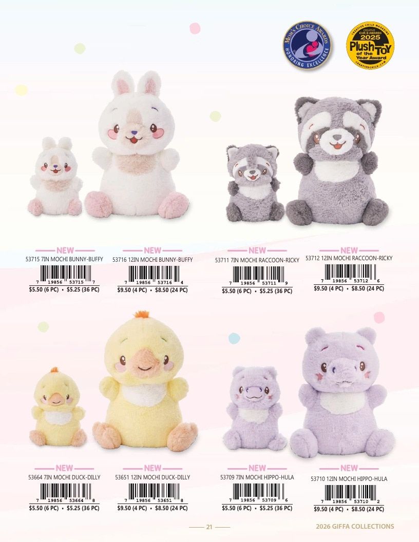 Giffa Plush Annual Plush Toys Catalog Weekly Ad January 1 - December 31, 2026