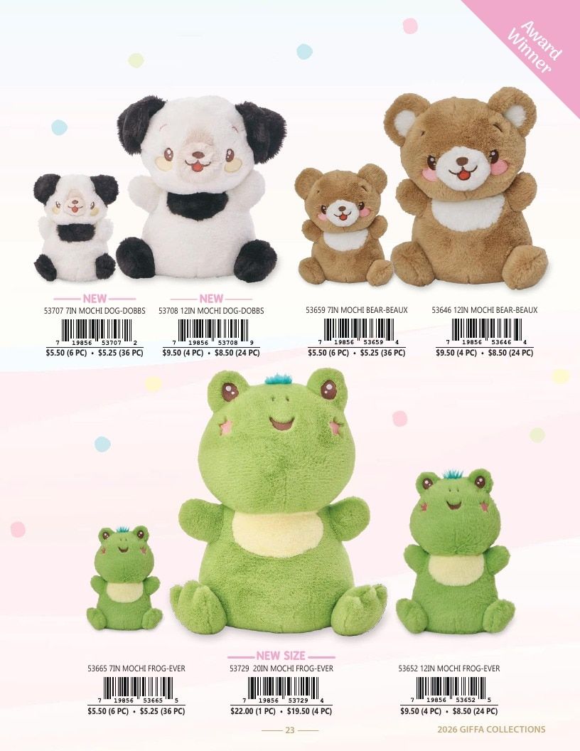 Giffa Plush Annual Plush Toys Catalog Weekly Ad January 1 - December 31, 2026