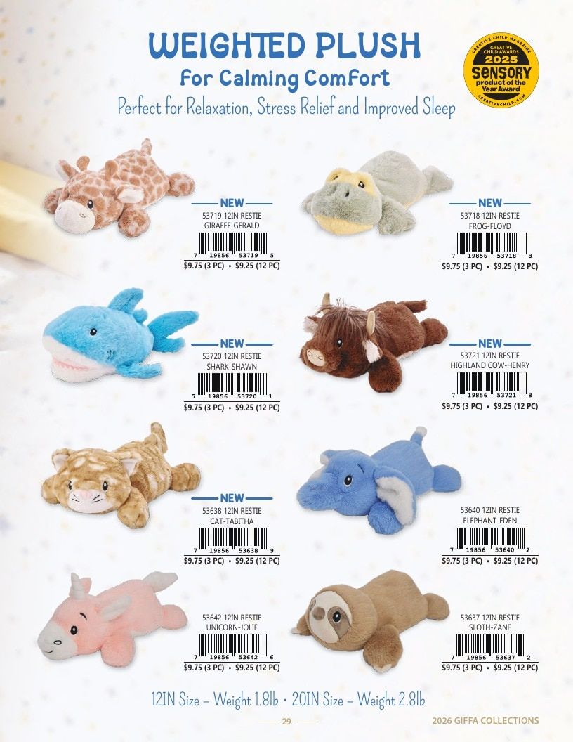 Giffa Plush Annual Plush Toys Catalog Weekly Ad January 1 - December 31, 2026