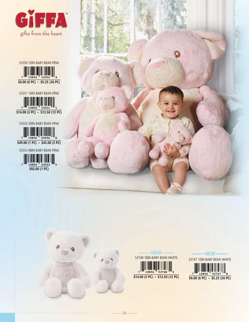 Giffa Plush Annual Plush Toys Catalog Weekly Ad January 1 - December 31, 2026