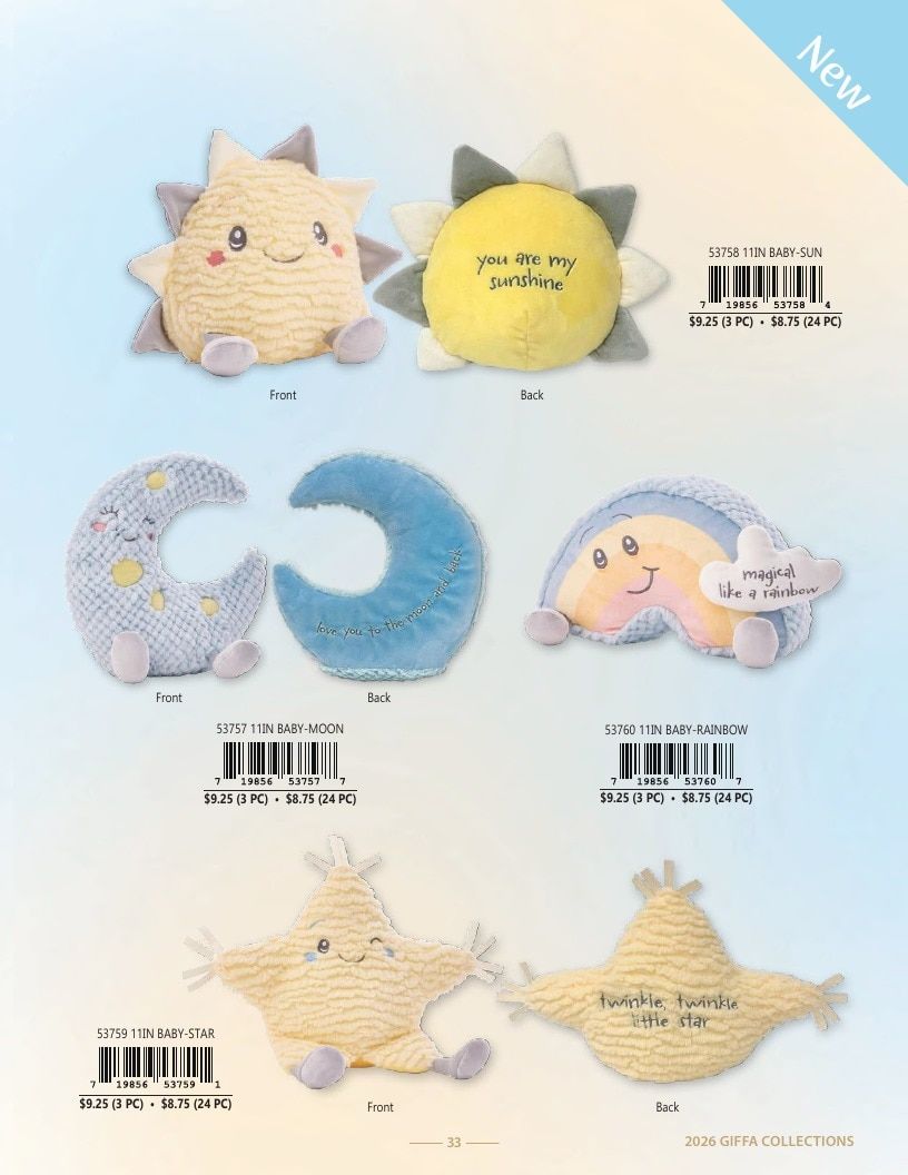 Giffa Plush Annual Plush Toys Catalog Weekly Ad January 1 - December 31, 2026