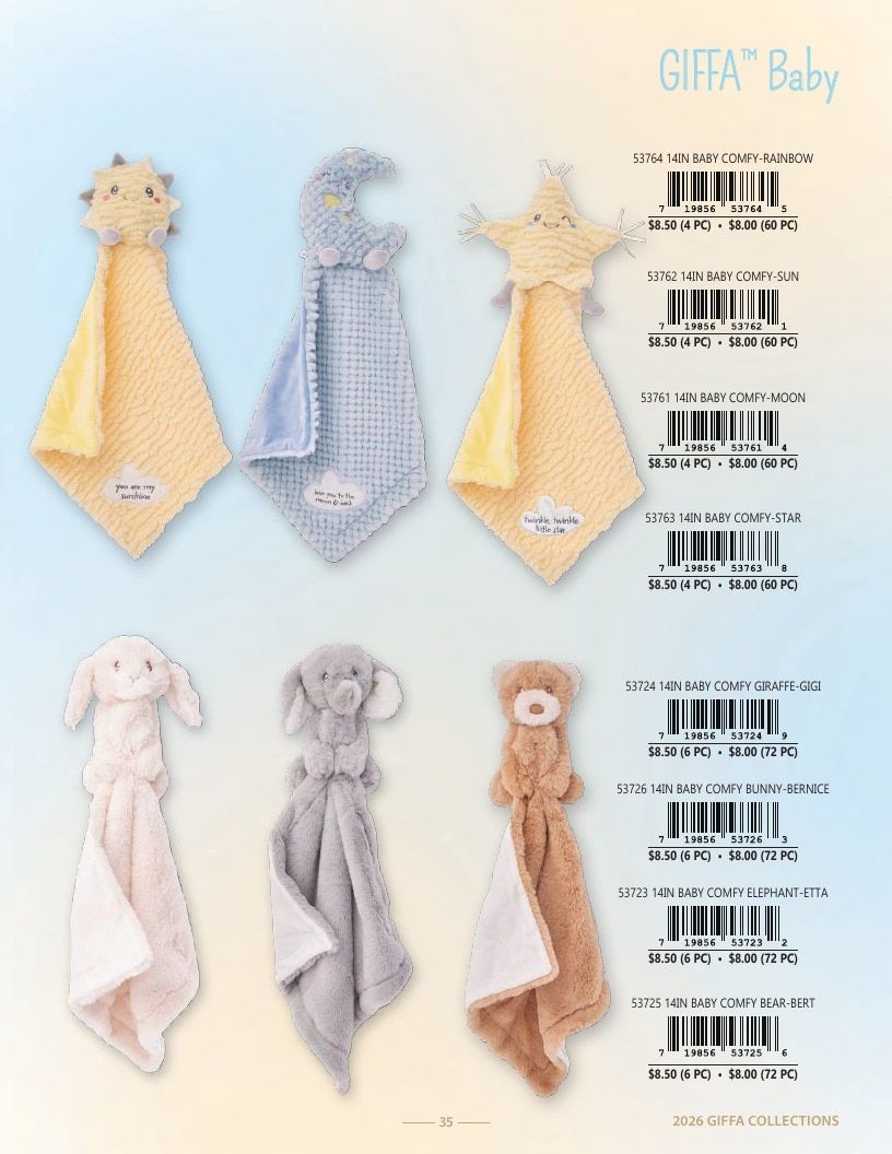 Giffa Plush Annual Plush Toys Catalog Weekly Ad January 1 - December 31, 2026