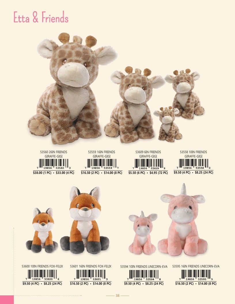 Giffa Plush Annual Plush Toys Catalog Weekly Ad January 1 - December 31, 2026