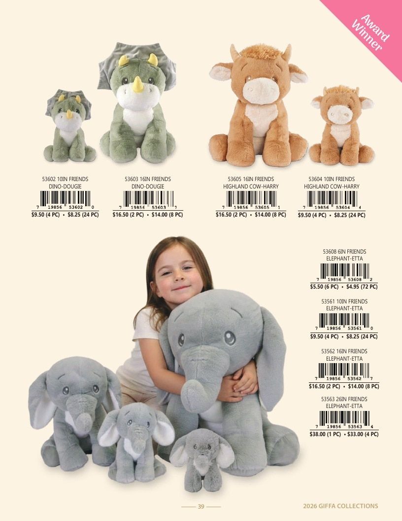 Giffa Plush Annual Plush Toys Catalog Weekly Ad January 1 - December 31, 2026