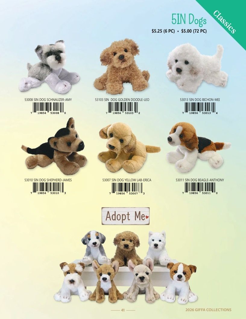 Giffa Plush Annual Plush Toys Catalog Weekly Ad January 1 - December 31, 2026