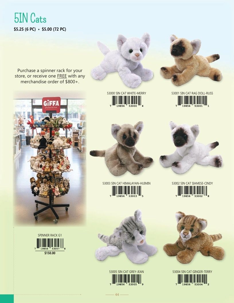 Giffa Plush Annual Plush Toys Catalog Weekly Ad January 1 - December 31, 2026