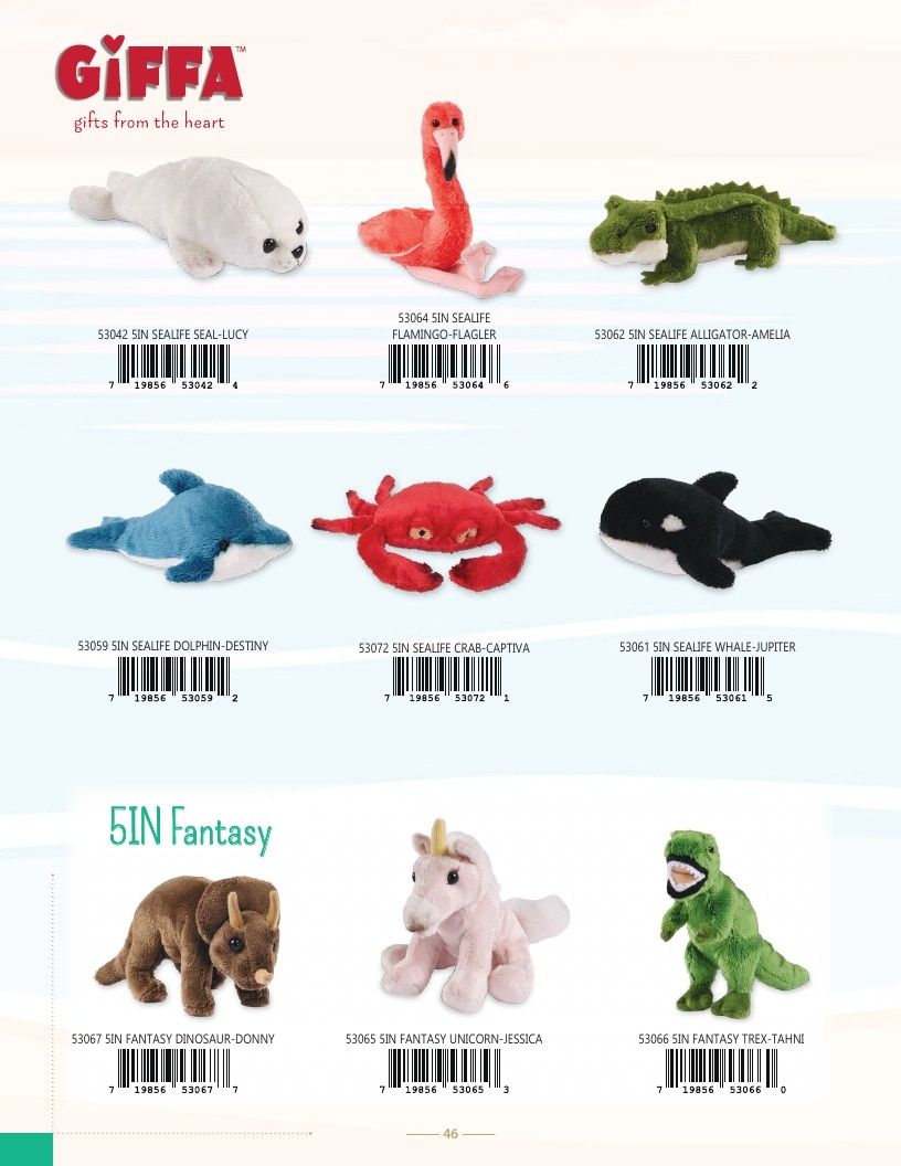 Giffa Plush Annual Plush Toys Catalog Weekly Ad January 1 - December 31, 2026