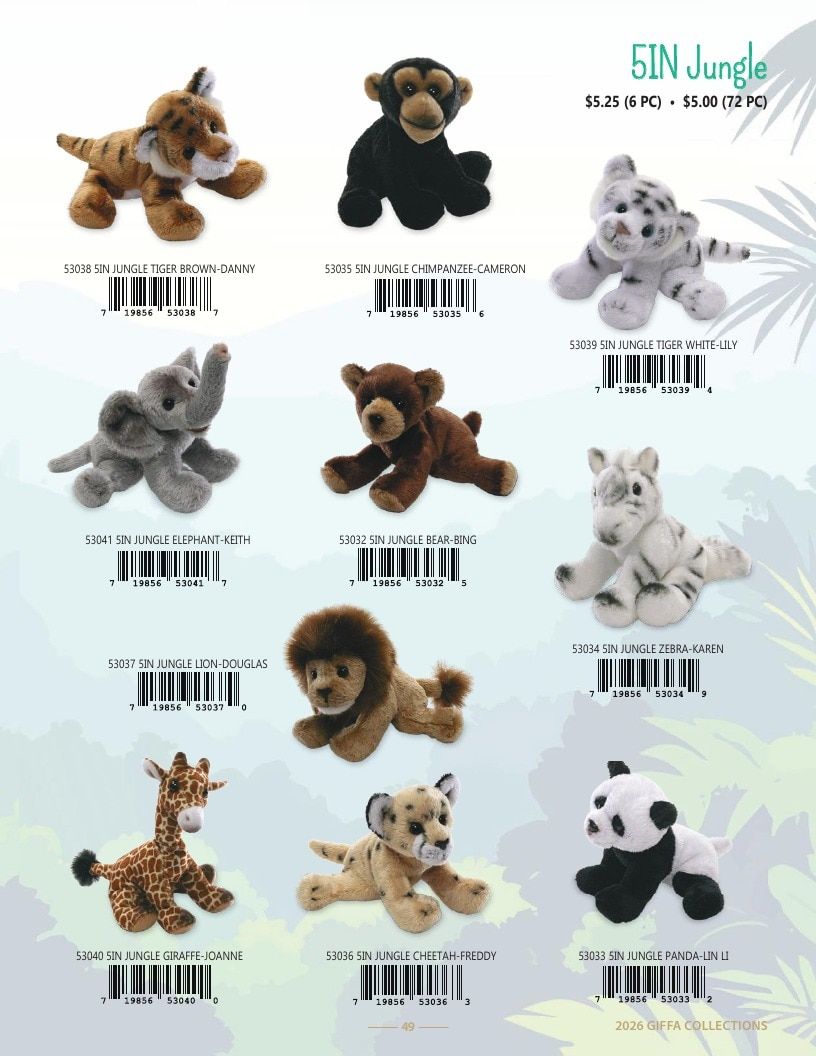 Giffa Plush Annual Plush Toys Catalog Weekly Ad January 1 - December 31, 2026