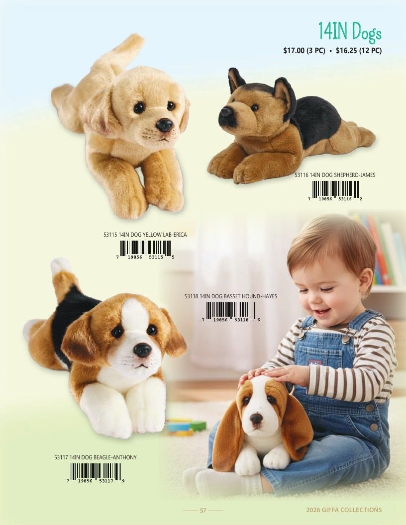 Giffa Plush Annual Plush Toys Catalog Weekly Ad January 1 - December 31, 2026