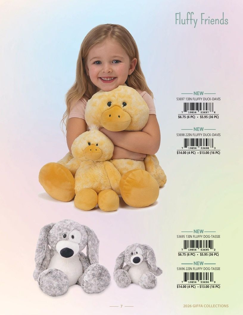 Giffa Plush Annual Plush Toys Catalog Weekly Ad January 1 - December 31, 2026