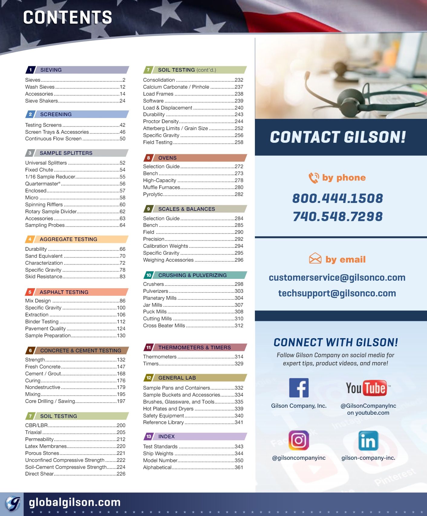 Gilson Company Materials Testing Catalog Weekly Ad January 1 - December 31, 2026