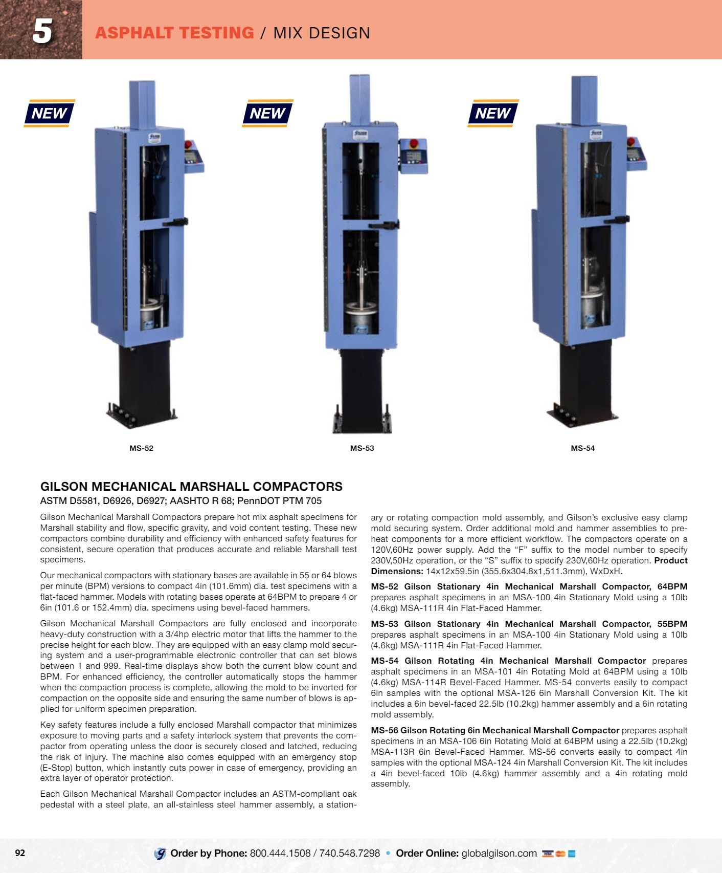 Gilson Company Materials Testing Catalog Weekly Ad January 1 - December 31, 2026